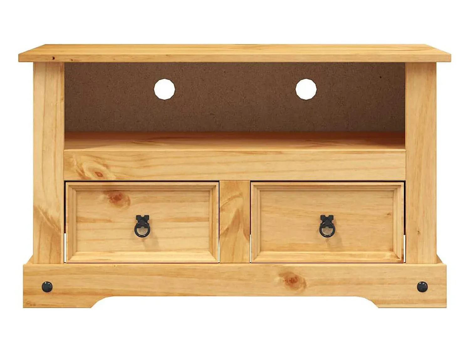 Móvel De Tv|vidaxl Móvel de TV Corona Range em pinho mexicano 91x43x56 cm Castanho