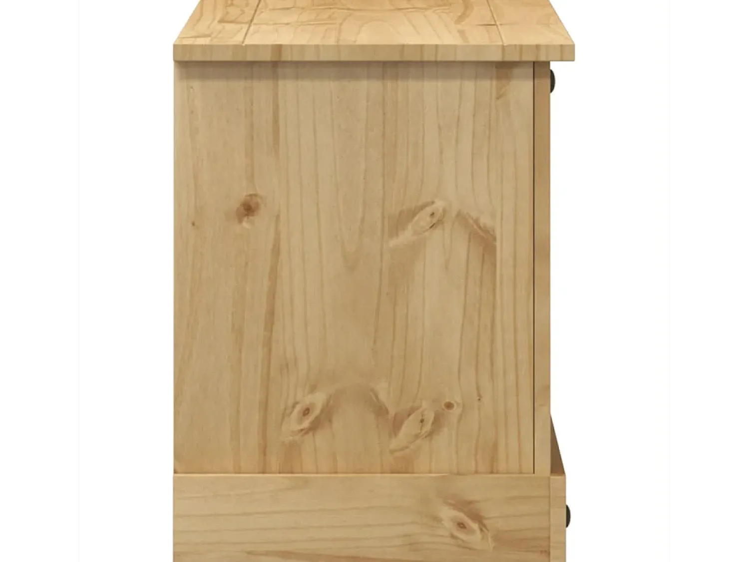 Móvel De Tv* Móvel de TV Corona 100x40x52 cm madeira de pinho maciça PT168098 Castanho