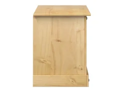 Móvel De Tv| Móvel de TV Corona 100x45x58 cm madeira de pinho maciça PT829183 Castanho