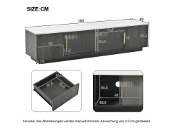 Móvel De Tv*ModernLuxe Móvel de TV de 160 cm - adequado para TV de 70