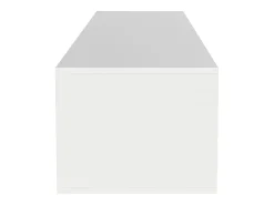 Móvel De Tv* Móvel de TV de 180 cm, com iluminação LED que muda de cor, portas de fole, lacado Móvel de TV de parede, estilo moderno - Preto