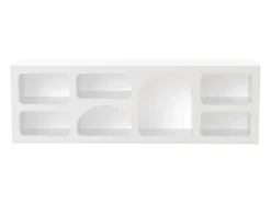 Móvel De Tv*Vente-unique Móvel de TV de design com 7 prateleiras - Cor: - LUELA Branco
