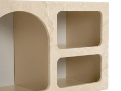 Vente-unique Móvel de TV de design com 7 nichos - Efeito mármore - LUELA^ Móvel De Tv