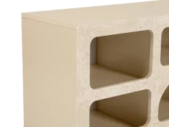 Vente-unique Móvel de TV de design com 7 nichos - Efeito mármore - LUELA^ Móvel De Tv