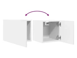 vidaxl Móvel de TV de parede 4 pcs 30,5x30x30 cm^ Móvel De Tv