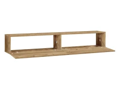 Vente-unique Móvel de TV de parede com 2 portas - Luz natural - AUBEPINA Natural claro