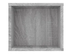 Helloshop26 Móvel de TV de parede Sonoma 100 x 30 x 26,5 cm madeira industrializada cinza 02_0024289^ Móvel De Tv