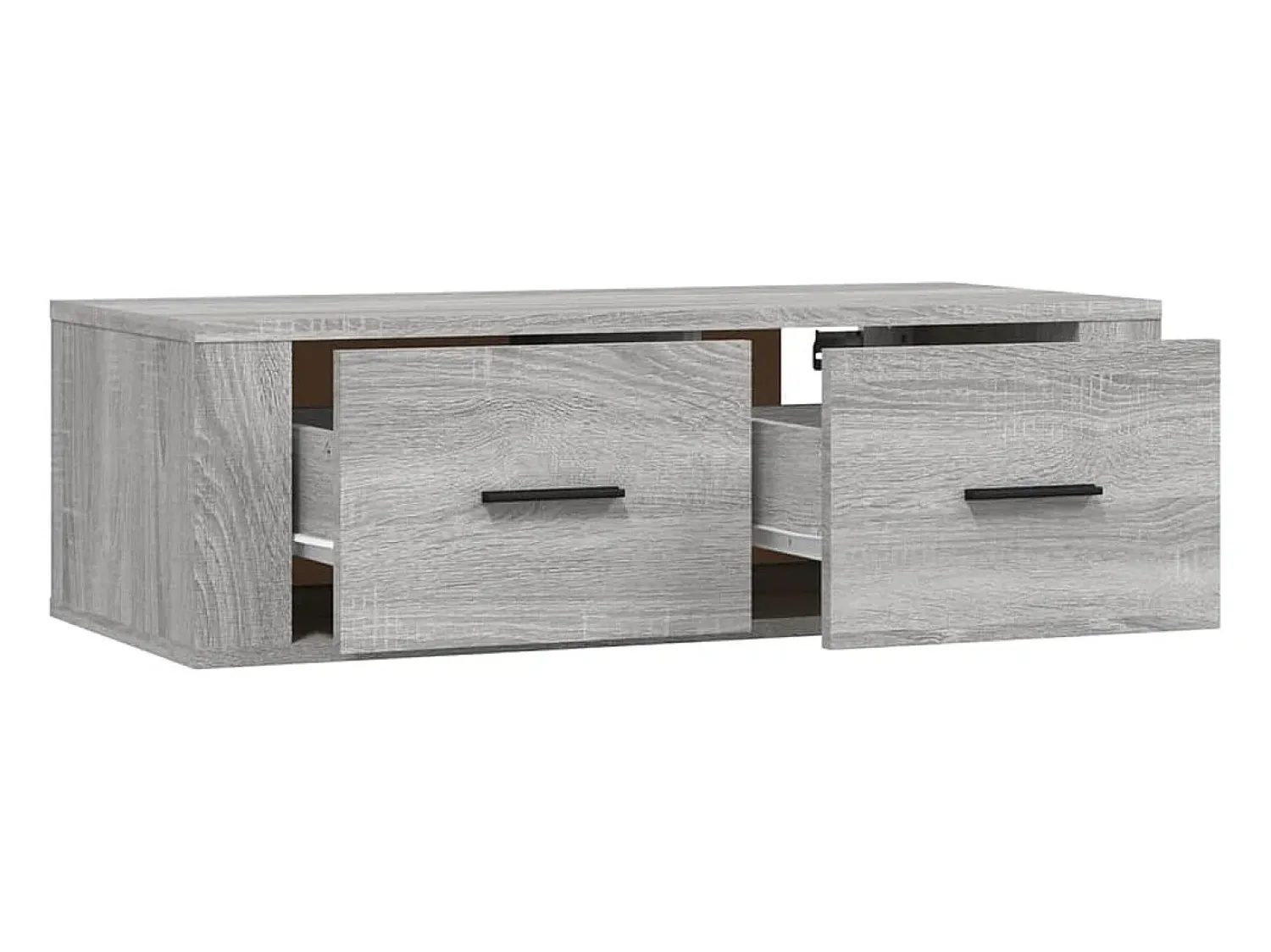 Clearance Helloshop26 Móvel de TV de parede Sonoma 80 x 36 x 25 cm madeira industrializada cinza 02_0024291 Castanho