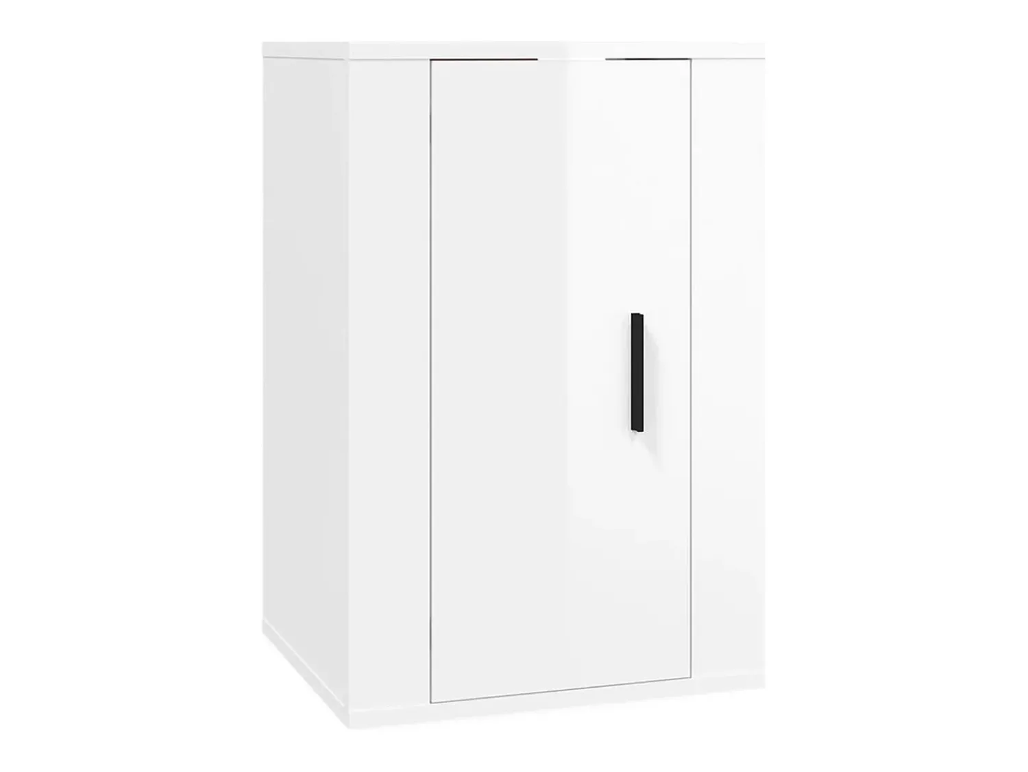 Móvel De Tv| Móvel de TV de parede 40x34,5x60 cm brilhante PT703879 Branco