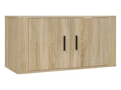Móvel de TV de parede 80x34,5x40 cm sonoma PT887459 Castanho