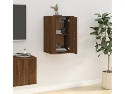 Móvel De Tv| Móvel de TV de parede 40x34,5x60 cm carvalho PT345705 Castanho