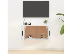 Móvel de TV de parede 80x34,5x40 cm PT678096^ Móvel De Tv