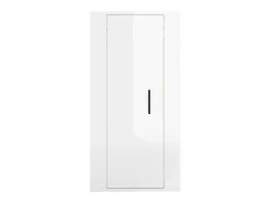 Móvel De Tv* Móvel de TV de parede 40x34,5x80 cm brilhante PT285775 Branco