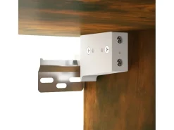vidaxl Móvel de TV de parede 100x34,5x40 cm carvalho fumado^ Móvel De Tv