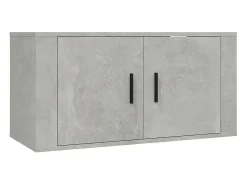 vidaxl Móvel de TV de parede 80x34,5x40 cm cimento Cinzento