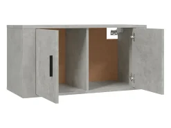vidaxl Móvel de TV de parede 80x34,5x40 cm cimento Cinzento