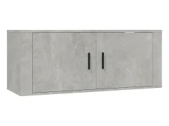 Móvel De Tv* Móvel de TV de parede 100x34,5x40 cm cimento PT246288 Cinzento