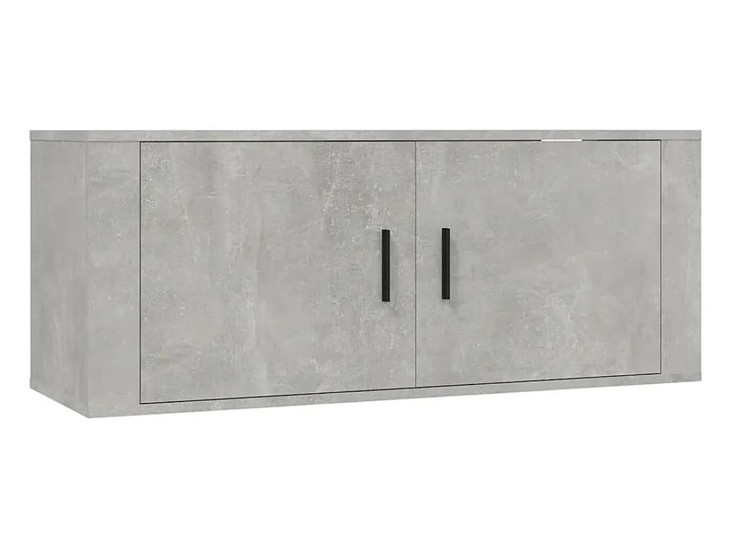 Móvel De Tv* Móvel de TV de parede 100x34,5x40 cm cimento PT246288 Cinzento
