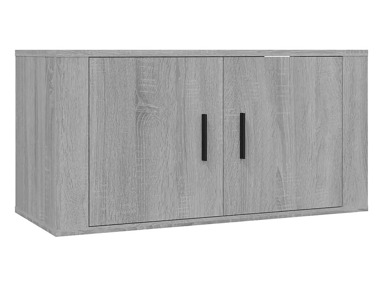 Clearance vidaxl Móvel de TV de parede 80x34,5x40 cm sonoma Cinzento