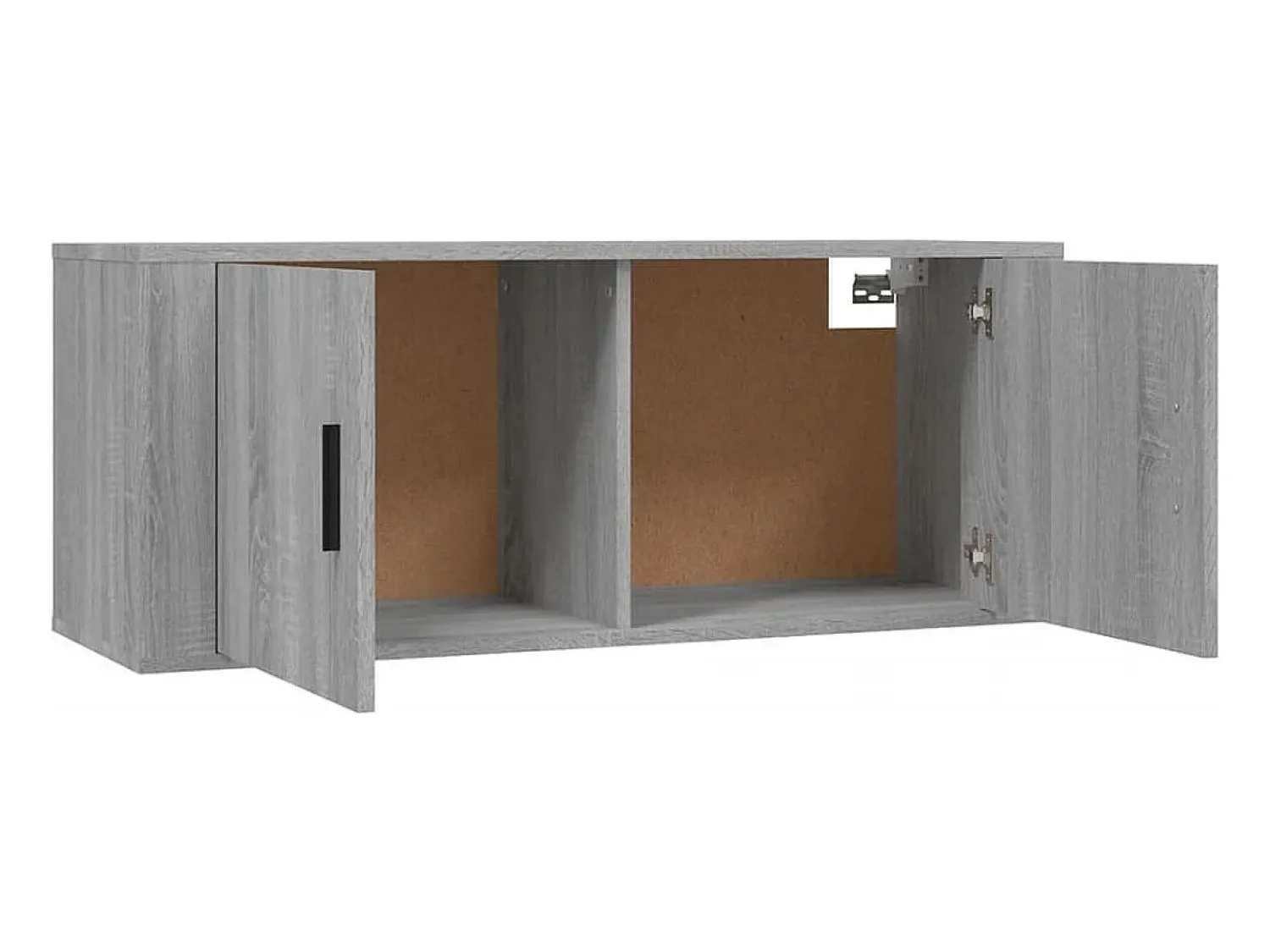 Discount vidaxl Móvel de TV de parede 100x34,5x40 cm sonoma Cinzento