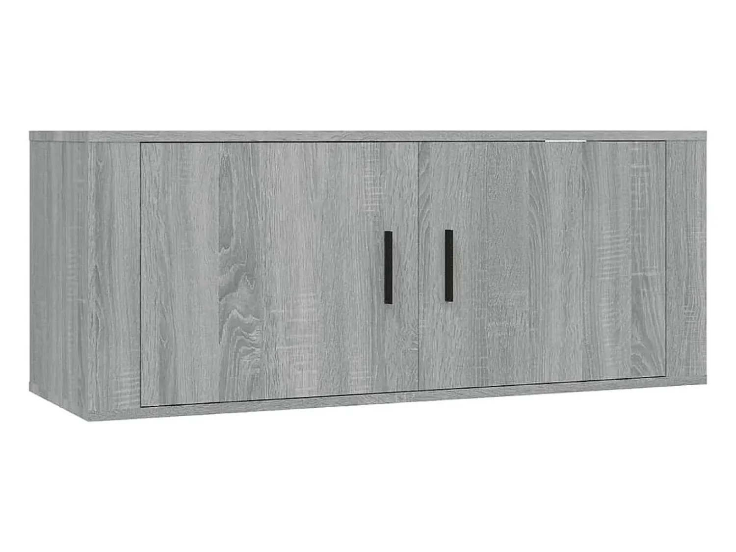 Discount vidaxl Móvel de TV de parede 100x34,5x40 cm sonoma Cinzento
