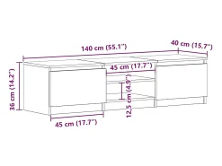 Online vidaxl Móvel de TV derivados de madeira concreto Cinzento