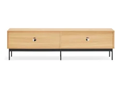 Móvel De Tv| Móvel de TV em carvalho 180x40 cm Natural claro
