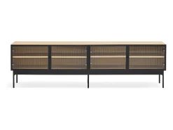 Móvel De Tv| Móvel de TV em carvalho 180x40 cm Natural claro