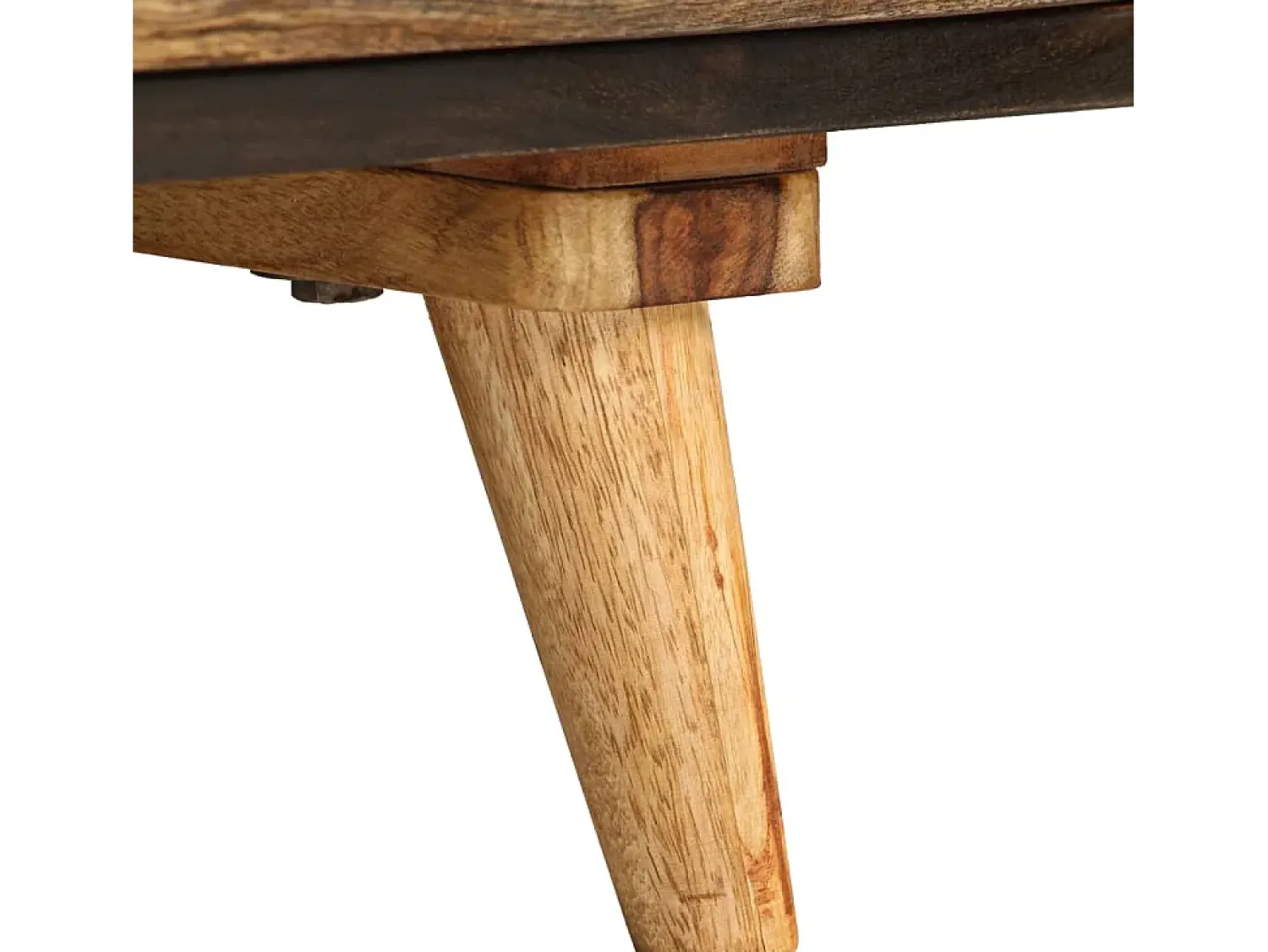 Móvel De Tv*vidaxl Móvel de TV em madeira de mangueira maciça 140x30x45 cm Natural claro