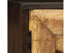 Móvel De Tv*vidaxl Móvel de TV em madeira de mangueira maciça 140x30x45 cm Natural claro