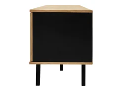 Móvel de TV em madeira e 170 x 40 x 50 cm, aparador com cinco compartimentos de arrumação e uma gaveta^ Móvel De Tv
