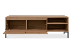 Móvel De Tv|Concept-Usine Móvel de TV em madeira industrial com armário NAVI Castanho