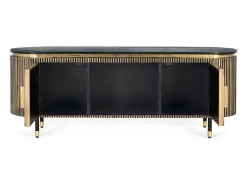 Móvel De Tv*Giner y colomer Móvel de TV em manguier et bronze 150cm Dourado