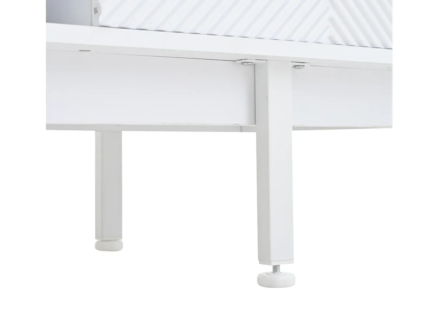 Móvel de TV estilo boêmio com espaço de armazenamento, portas de armário minimalistas, 200 x 40 x 51 cm, Branco