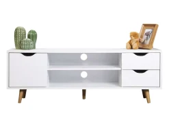 Móvel De Tv| Móvel de TV Fiano , 120x41x28 cm Branco