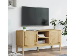 Móvel De Tv* Móvel de TV FLORO 114x43x55 cm pinho maciço mel PT362640 Castanho