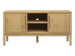 Móvel De Tv* Móvel de TV FLORO 114x43x55 cm pinho maciço mel PT362640 Castanho