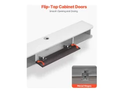 Clearance Móvel de TV Flutuante SucceBuy, Console Multimídia de Parede 140 cm com Espaço de Armazenamento, Branco