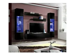 Price Factory Móvel de TV FLY A3 design, na cor brilhante + LED. Móvel suspenso moderno e na moda para a sua sala de estar.^ Móvel De Tv