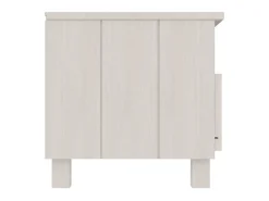 Móvel de TV HAMAR 106x40x40 cm pinho maciço PT650859^ Móvel De Tv