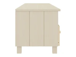 Móvel De Tv* Móvel de TV HAMAR 158x40x40 cm pinho maciço -mel PT372420 Castanho