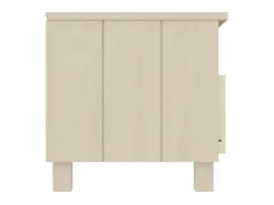 New Móvel de TV HAMAR 106x40x40 cm pinho maciço -mel PT524772 Castanho