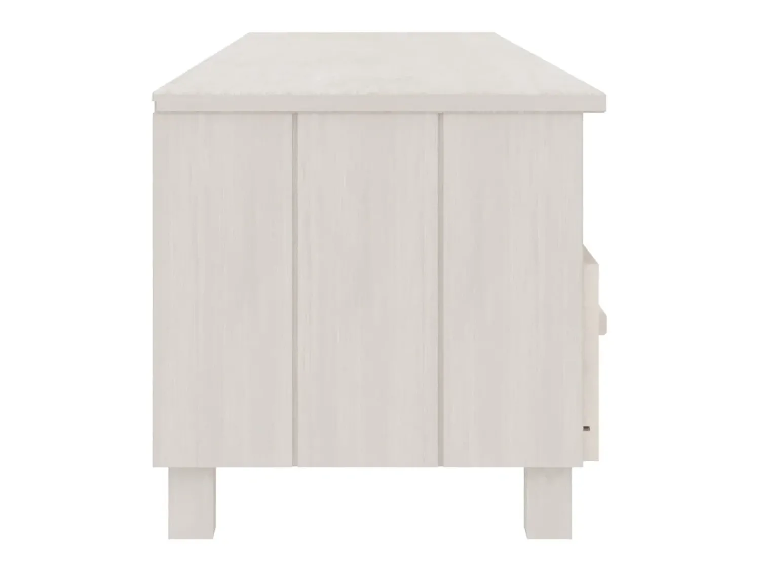 Móvel de TV HAMAR 158x40x40 cm pinho maciço PT687386^ Móvel De Tv