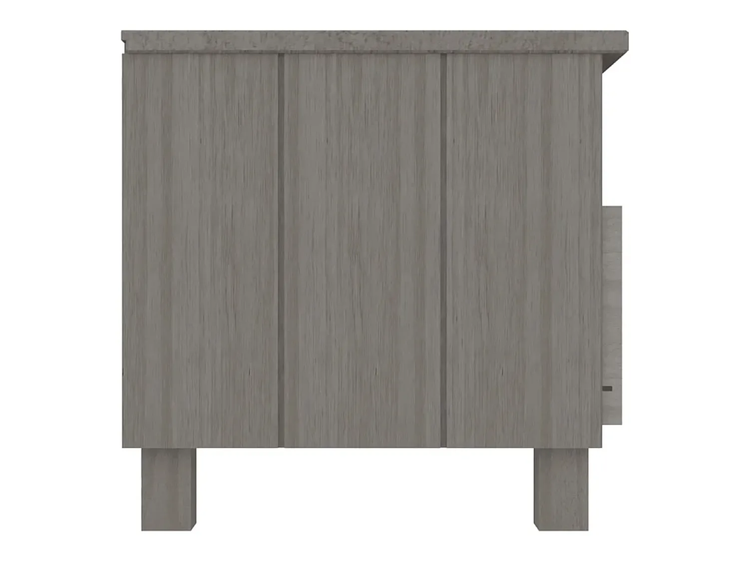 Móvel De Tv|vidaxl Móvel de TV HAMAR 106x40x40 cm pinho maciço cinza-claro Cinzento claro