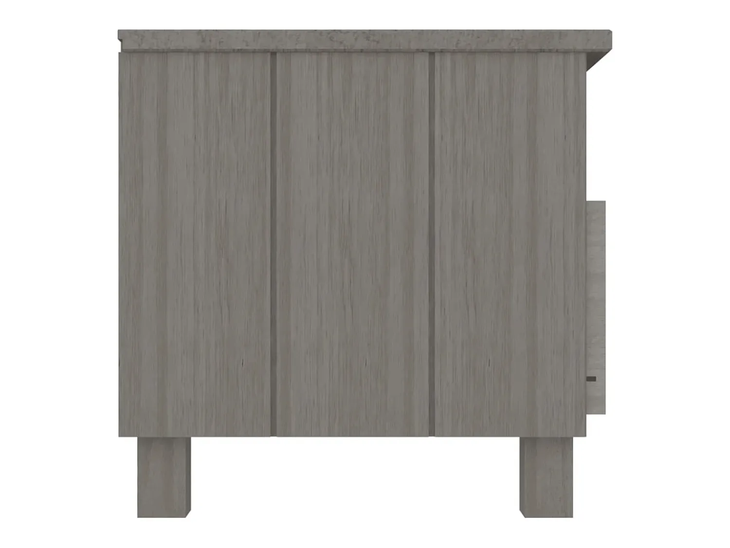 Móvel De Tv|vidaxl Móvel de TV HAMAR 106x40x40 cm pinho maciço cinza-claro Cinzento claro