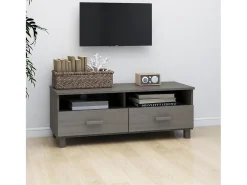 Móvel De Tv|vidaxl Móvel de TV HAMAR 106x40x40 cm pinho maciço cinza-claro Cinzento claro