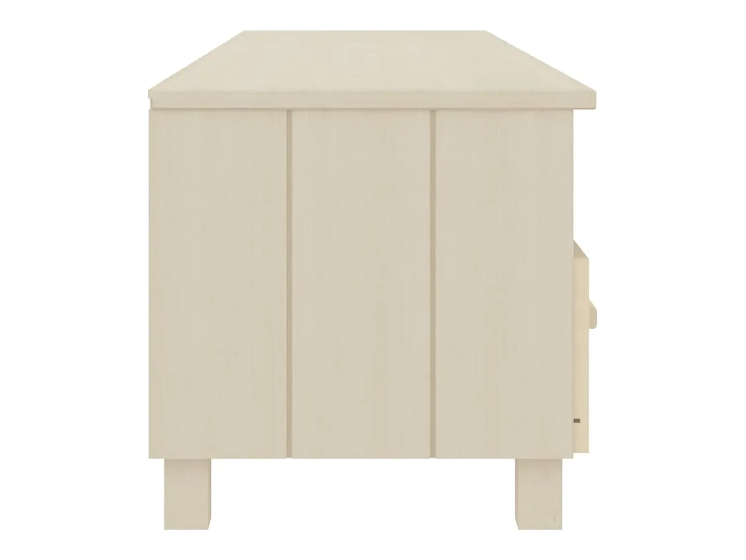 vidaxl Móvel de TV HAMAR 158x40x40 cm pinho maciço -mel^ Móvel De Tv