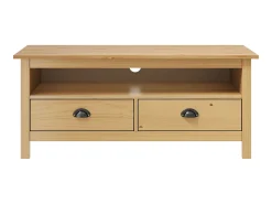 Móvel De Tv* Móvel de TV Hill 110x40x47 cm pinho maciço mel PT839439 Castanho