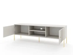 Sale Móvel de TV Iseo caxemira/dourado/dourado Bege / Dourado