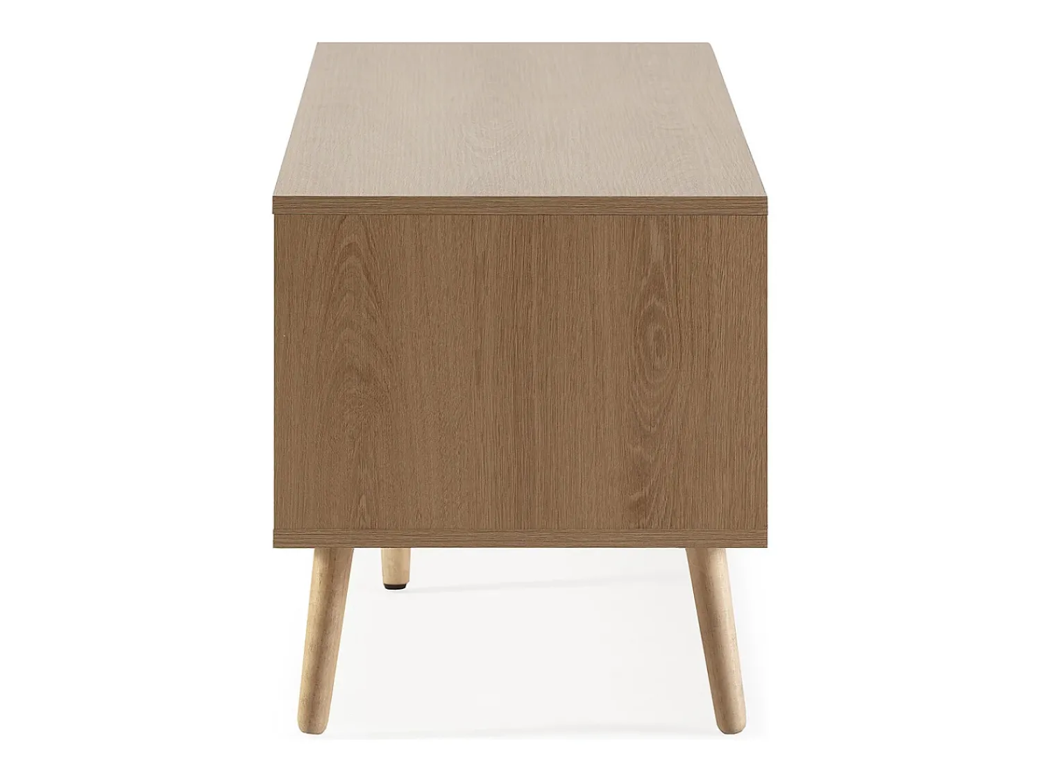 VS Venta-stock Móvel de TV Lluvia 3 portas cor carvalho, 130 cm de comprimento.^ Móvel De Tv